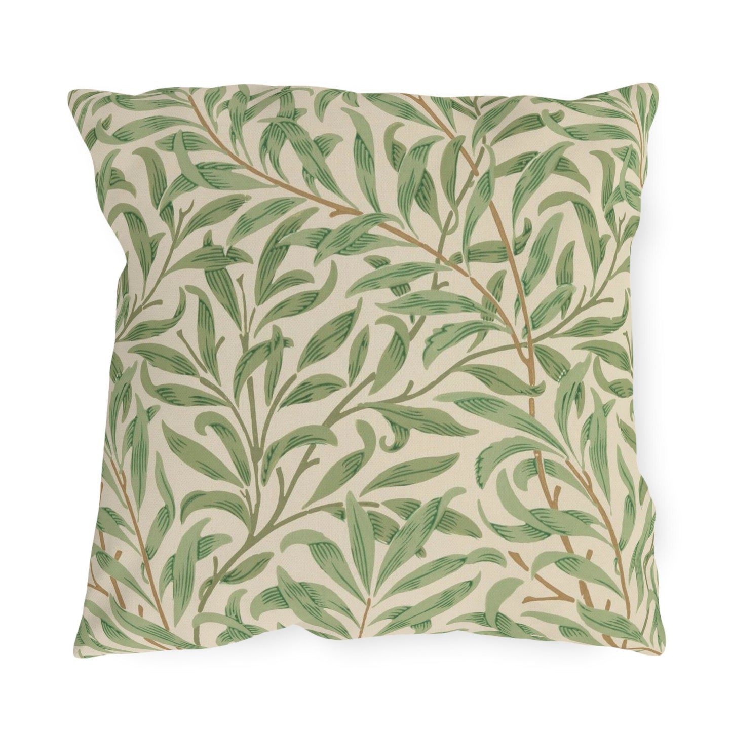 William Morris Willow Bough Indoor Outdoor Pillows- Tropical Pillow - UV and Water Resistant