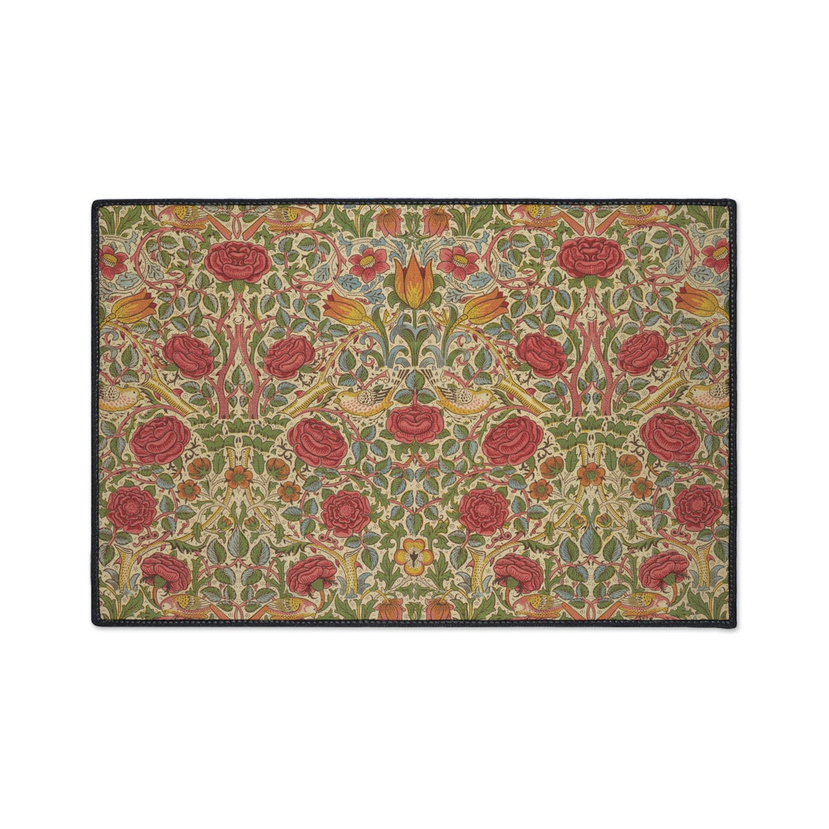 William Morris Roses Mat, Maximalist Entry Rug