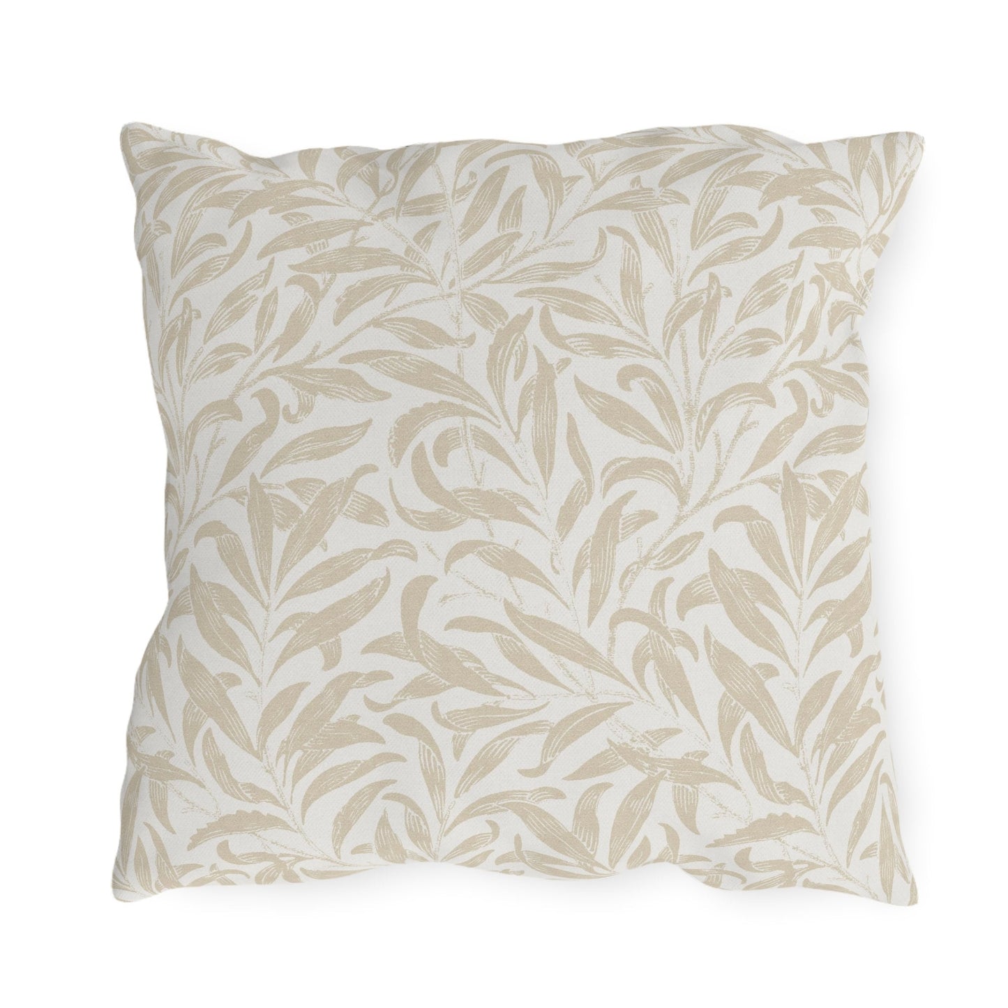 William Morris Neutral Willow Bough Pillows, UV and Water Resistant