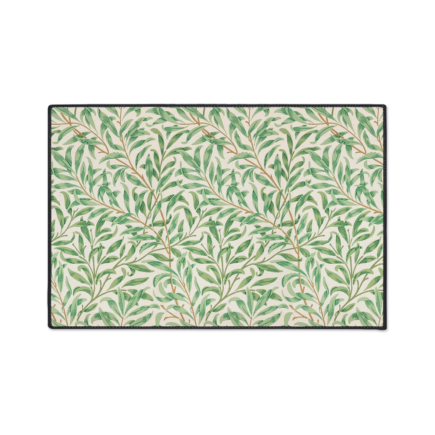 Willow Boughs Floor Mat: William Morris Arts & Crafts Rug