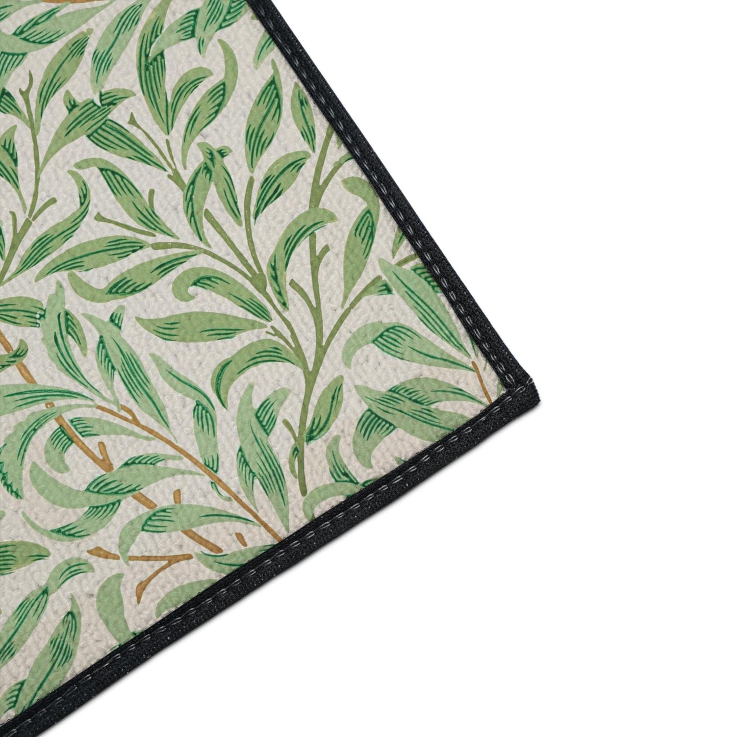 Willow Boughs Floor Mat: William Morris Arts & Crafts Rug