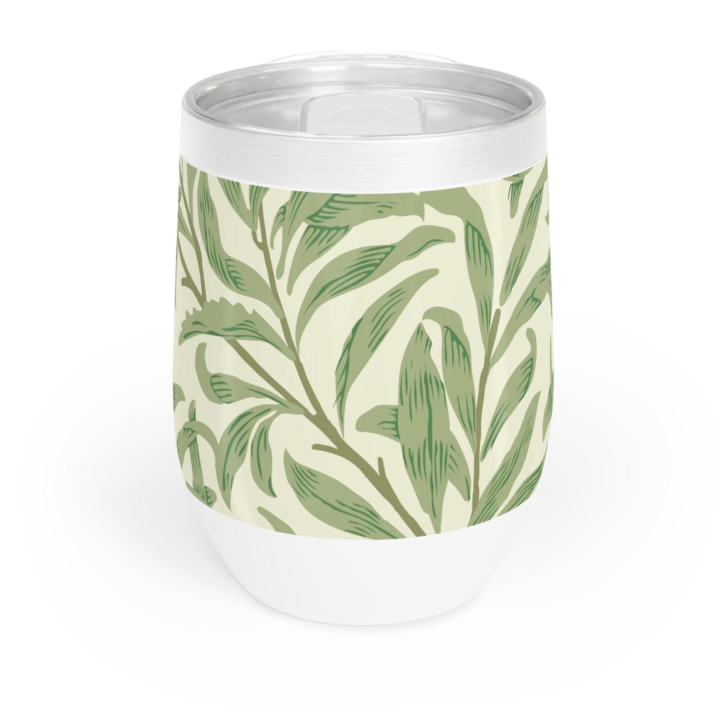 William Morris Wine Tumbler - Sage Green Willow Boughs Cold Chiller, Coffee Tumbler