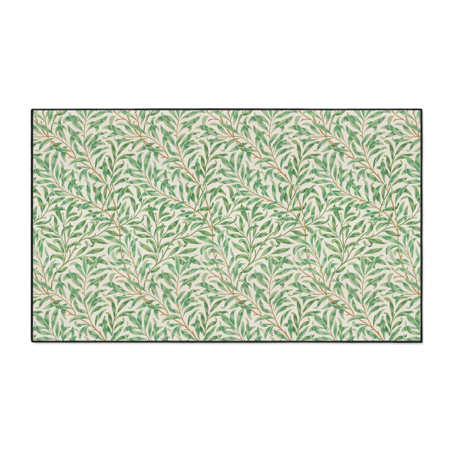 Willow Boughs Floor Mat: William Morris Arts & Crafts Rug