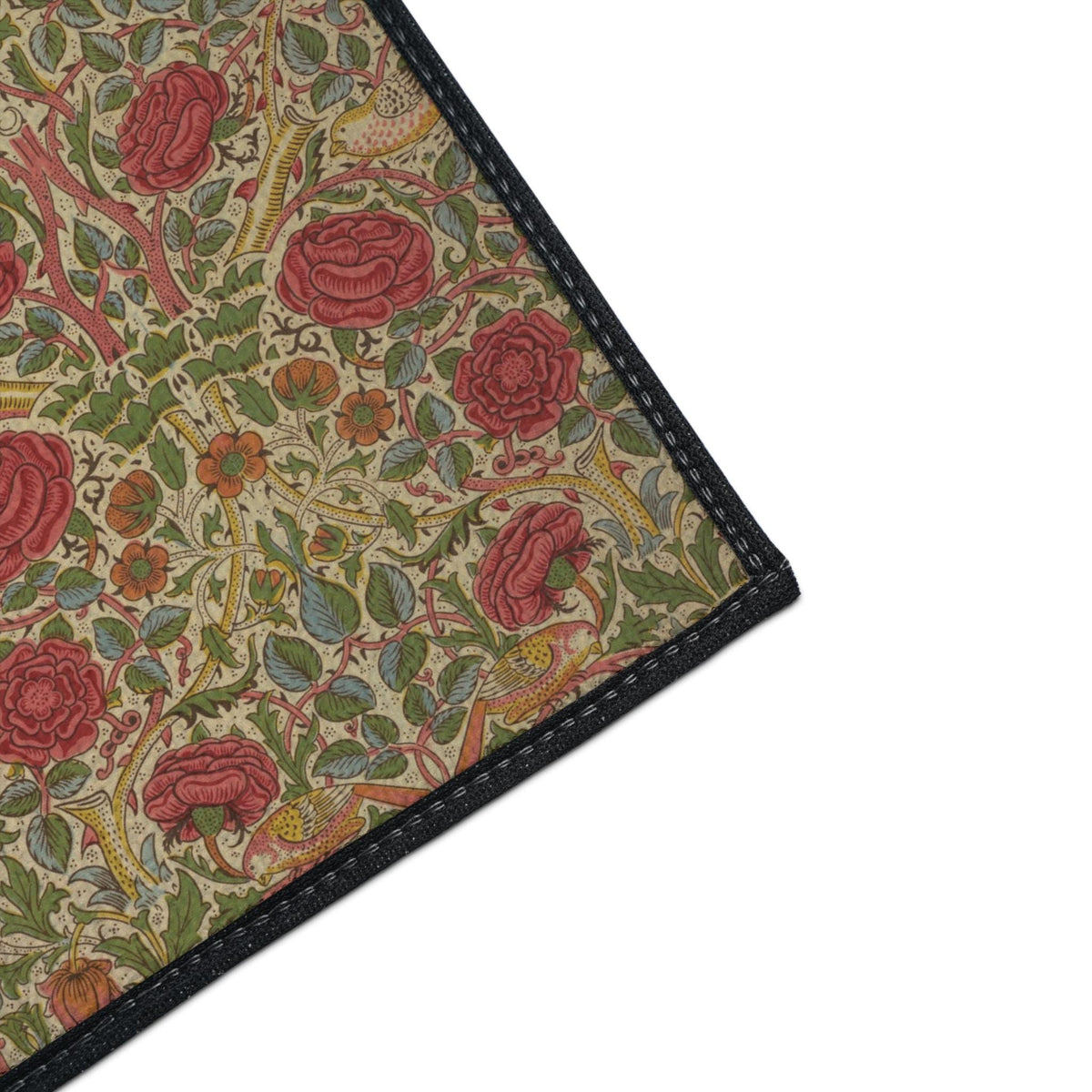William Morris Roses Mat, Maximalist Entry Rug