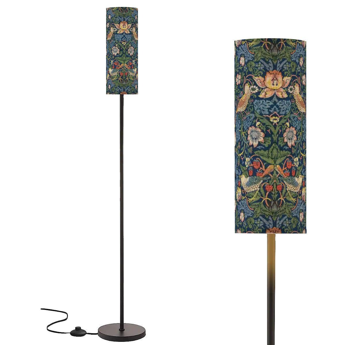Floor Lamp Modern Standing Lamp (Made in USA) Strawberry Thief