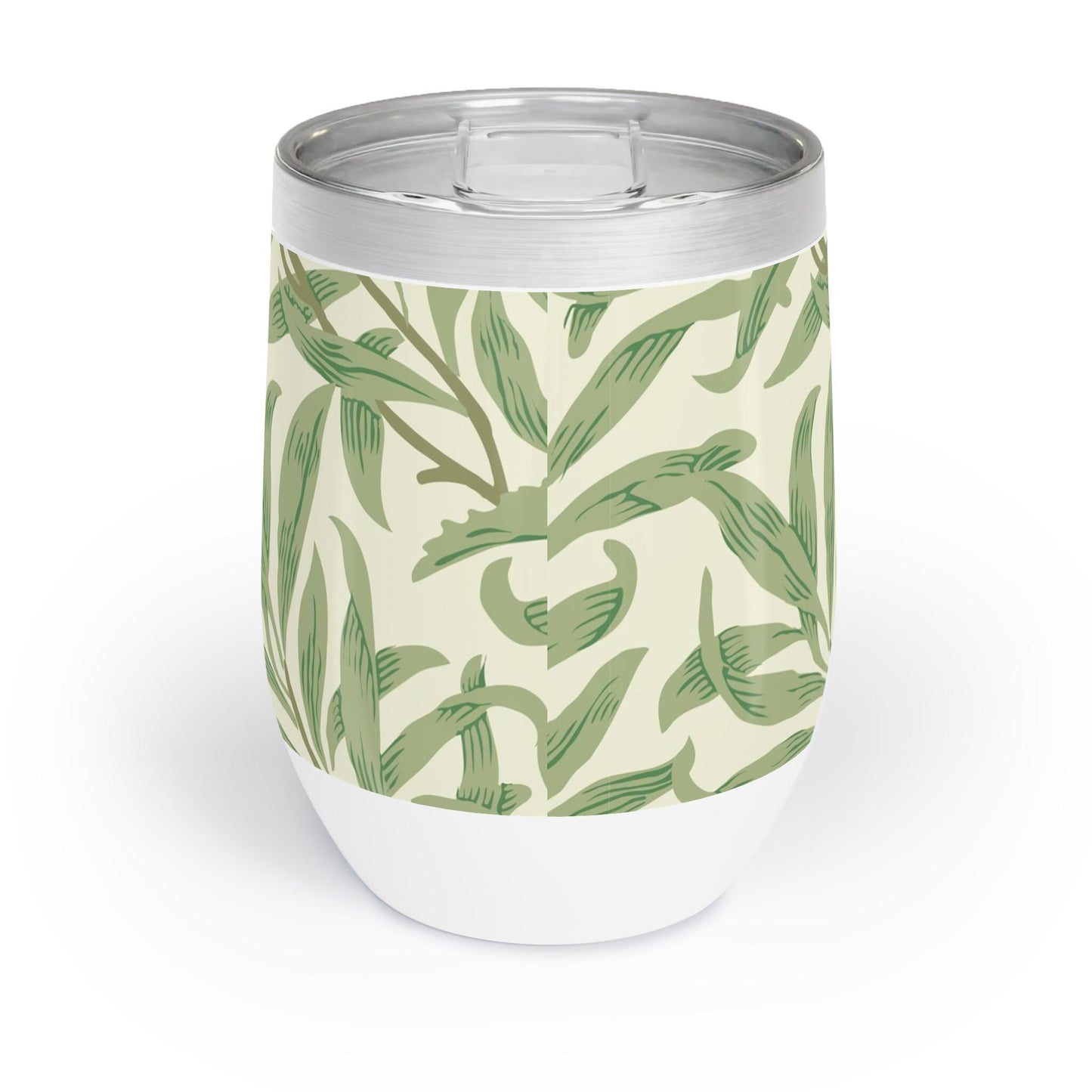 William Morris Wine Tumbler - Sage Green Willow Boughs Cold Chiller, Coffee Tumbler