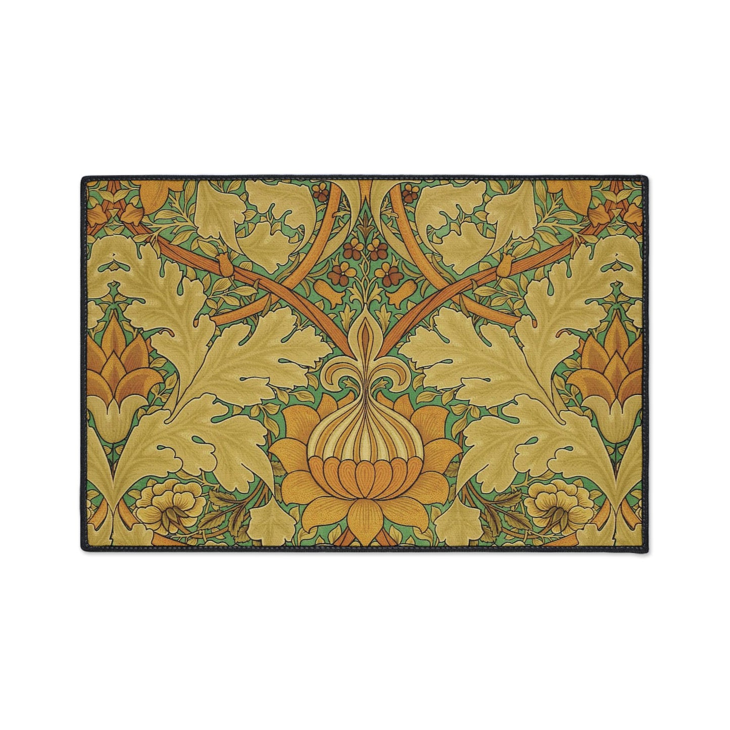William Morris St James Mat: Autumn Floral Art Nouveau Rug