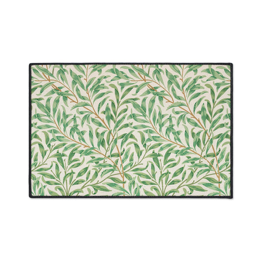 Willow Boughs Floor Mat: William Morris Arts & Crafts Rug