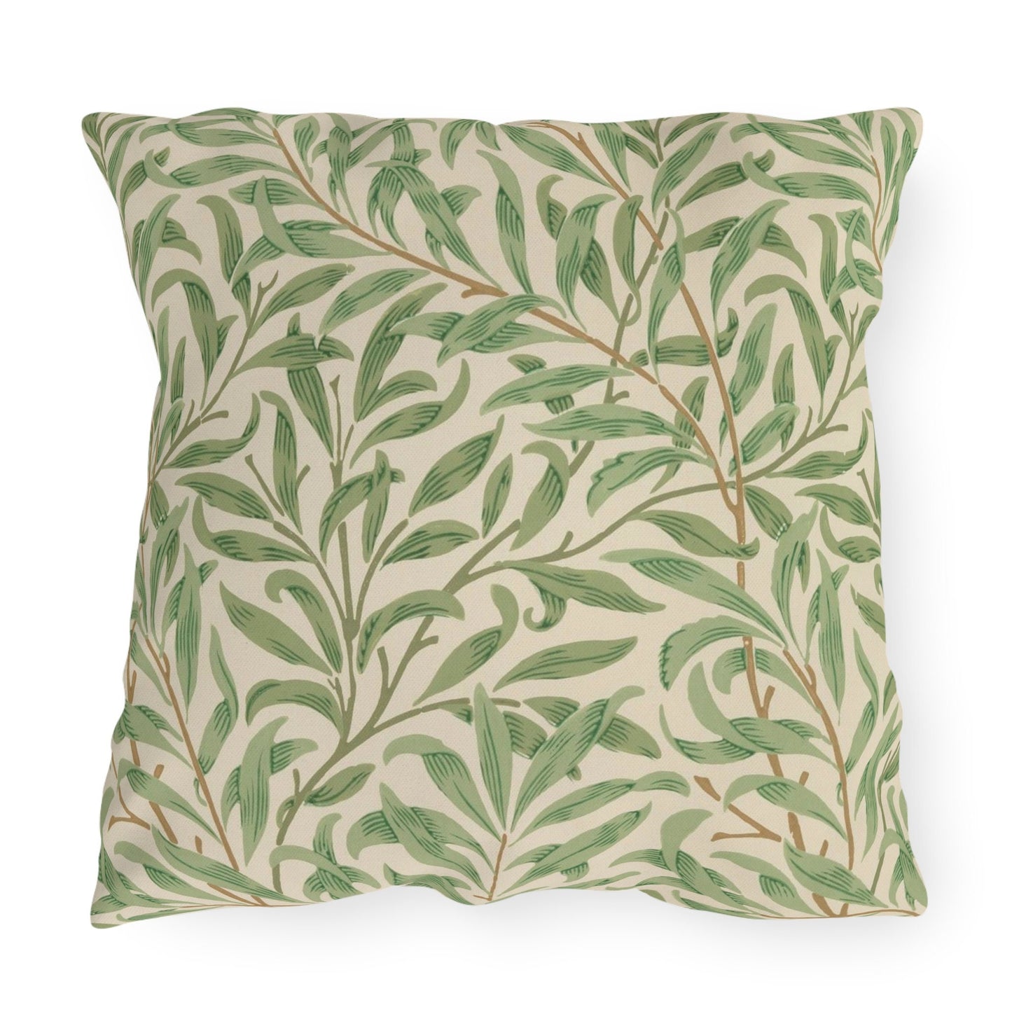 William Morris Willow Bough Indoor Outdoor Pillows- Tropical Pillow - UV and Water Resistant