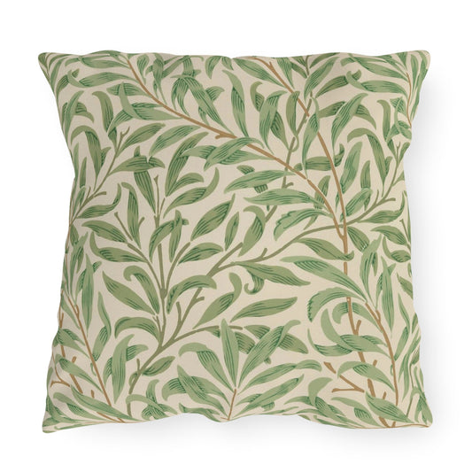 William Morris Willow Bough Indoor Outdoor Pillows- Tropical Pillow - UV and Water Resistant