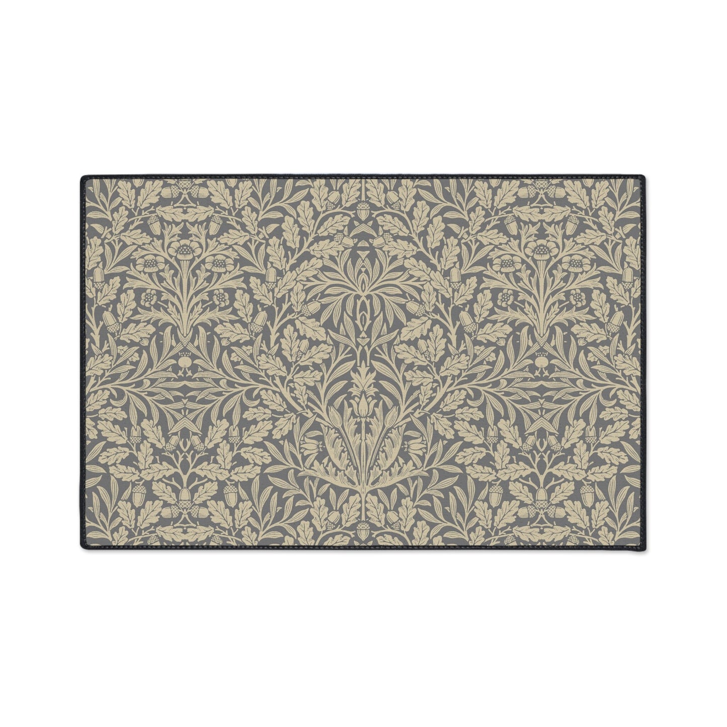 William Morris Floor Mat: Acorn Arts & Crafts Rug