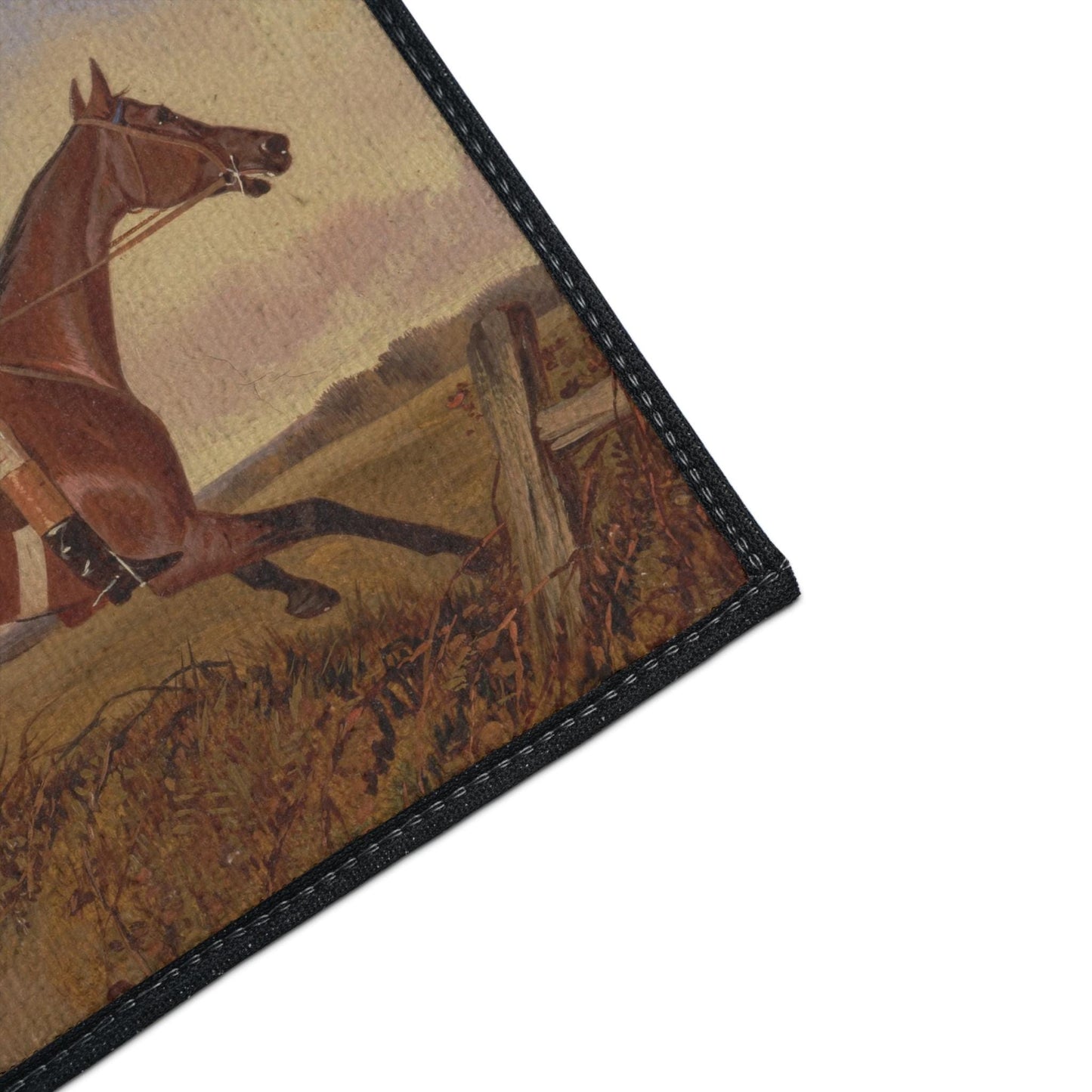 Fox Hunt Scene Mat, Heavy Duty Entry/ Kitchen/ Bath Rug