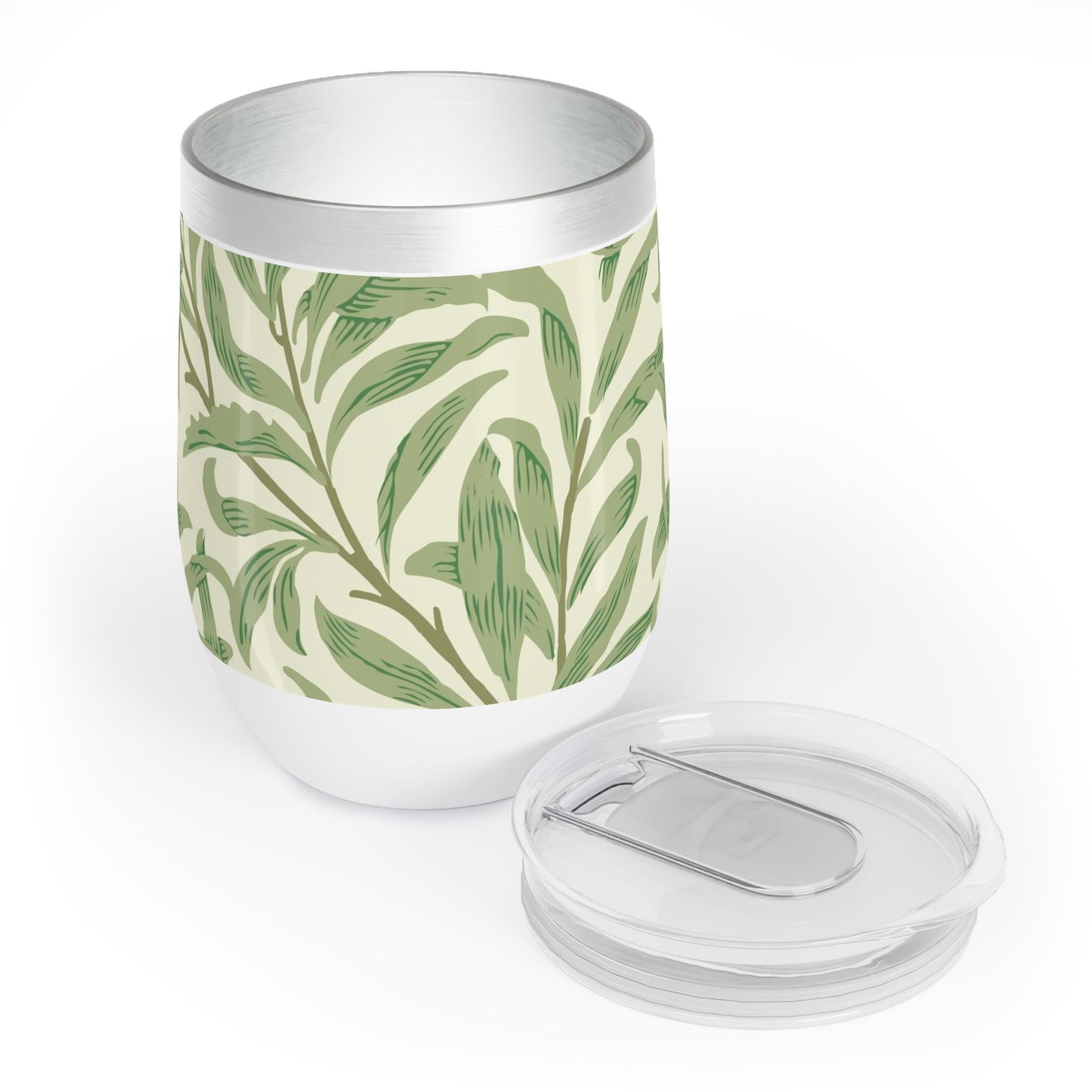 William Morris Wine Tumbler - Sage Green Willow Boughs Cold Chiller, Coffee Tumbler
