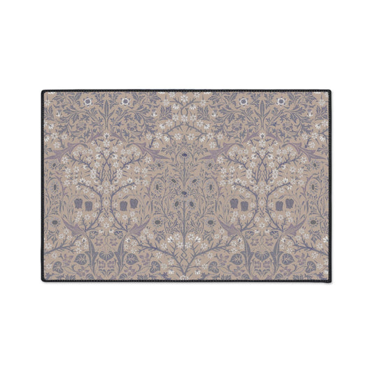 William Morris Blackthorne Floor Mat: Art Deco Entryway Decor