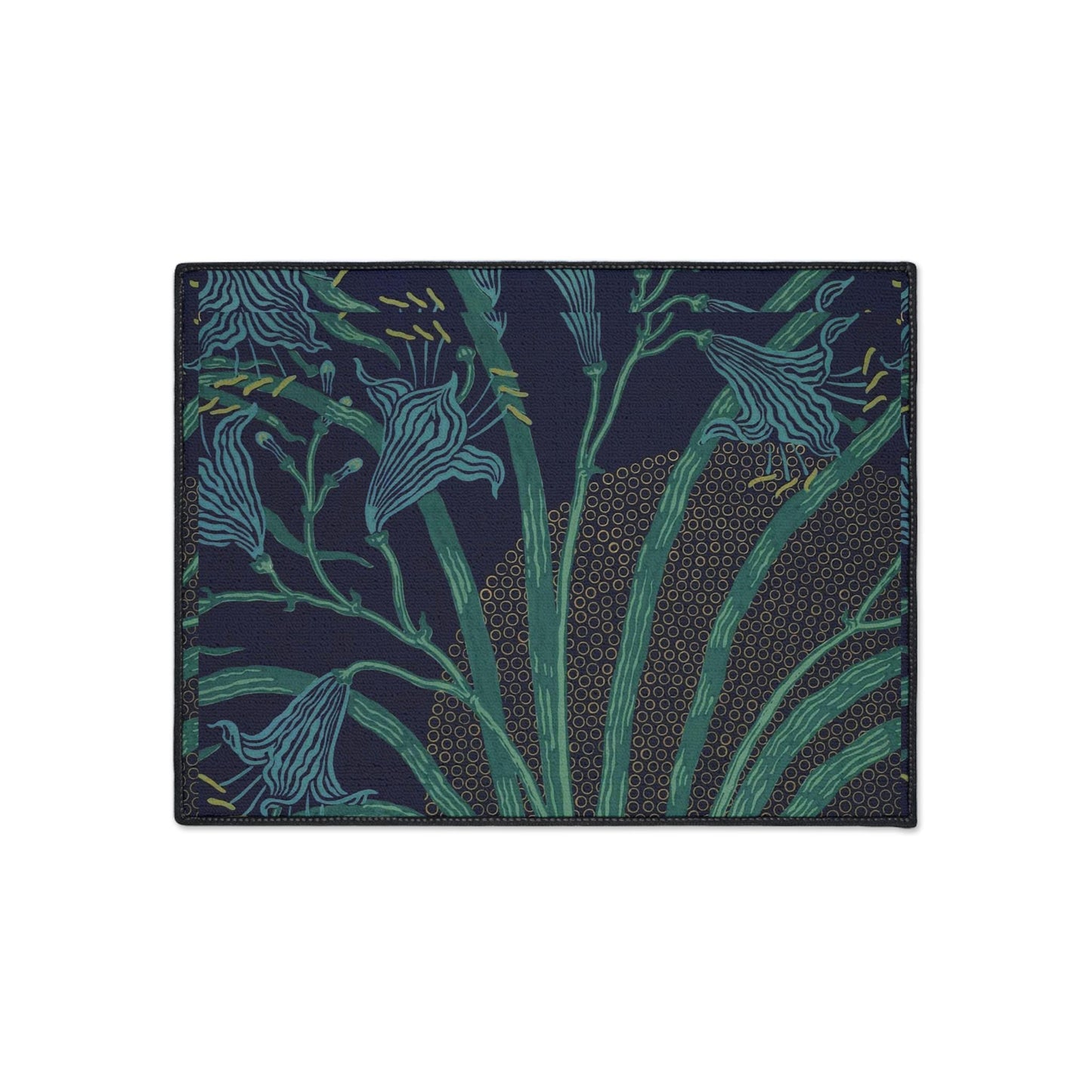 Art Deco Floral Floor Mat: Walter Crane Art Nouveau Rug