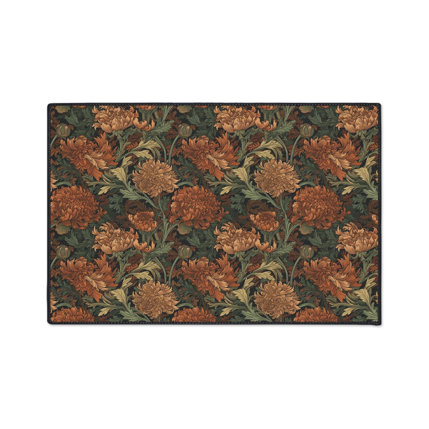 William Morris Autumn Mat, Maximalist Entry Rug