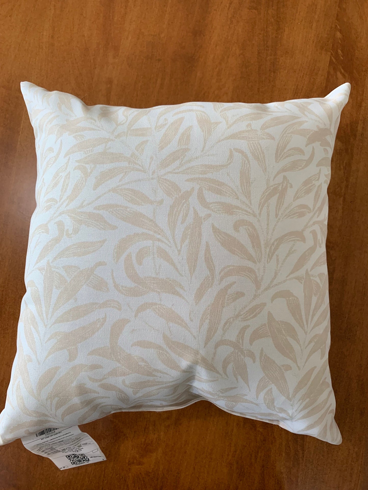 William Morris Neutral Willow Bough Pillows, UV and Water Resistant