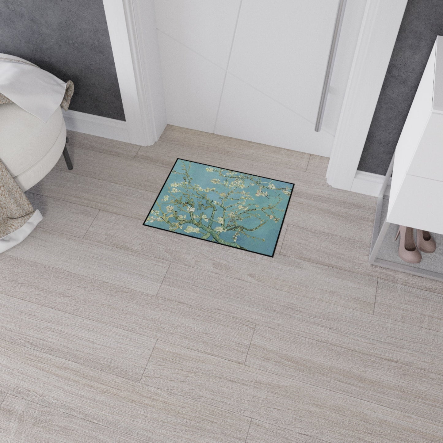 Van Gogh Almond Blossom Floor Mat: Arts & Crafts Kitchen Rug