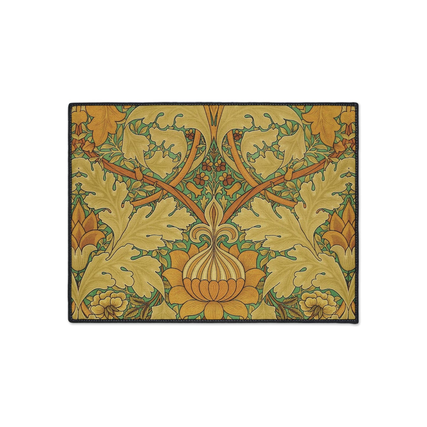 William Morris St James Mat: Autumn Floral Art Nouveau Rug