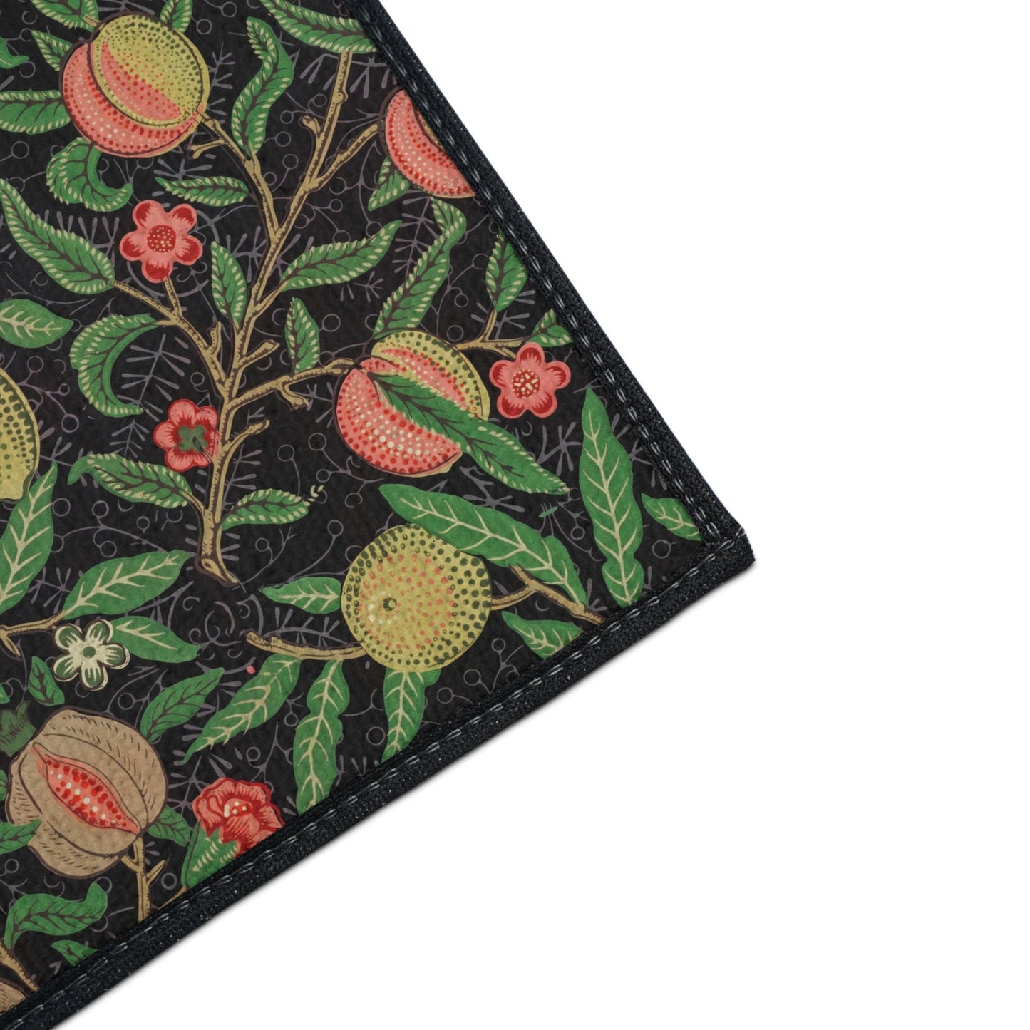 William Morris Fruit Floor Mat: Pomegranate & Lemon Kitchen Rug