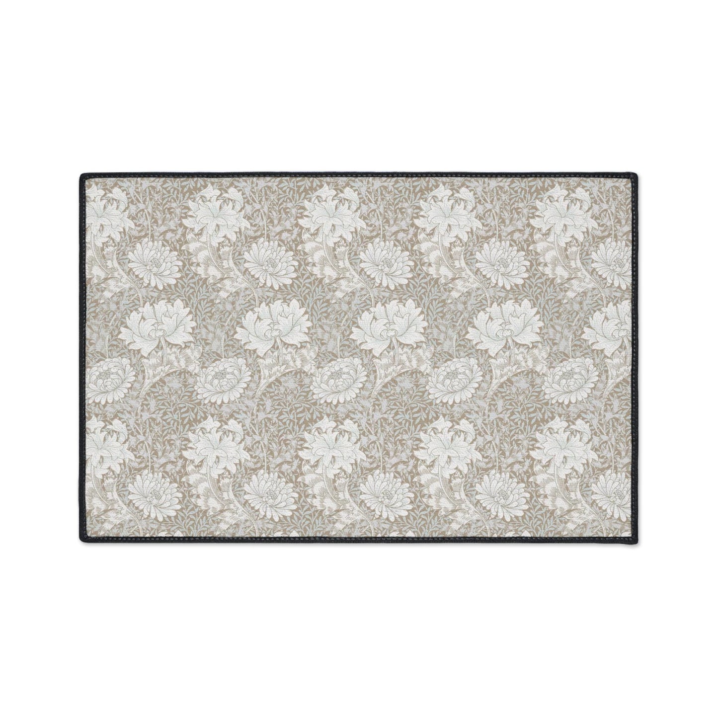 Chrysanthemum Mat, William Morris Neutral Rug