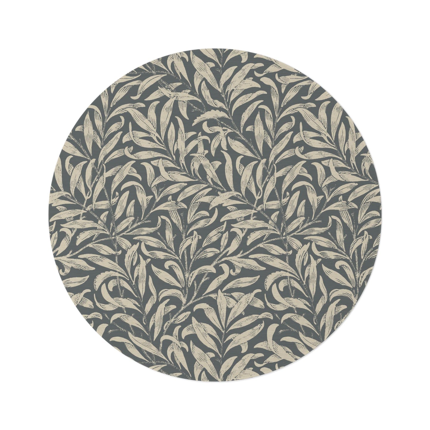 Willow Boughs Rug, William Morris Round Chenille rug