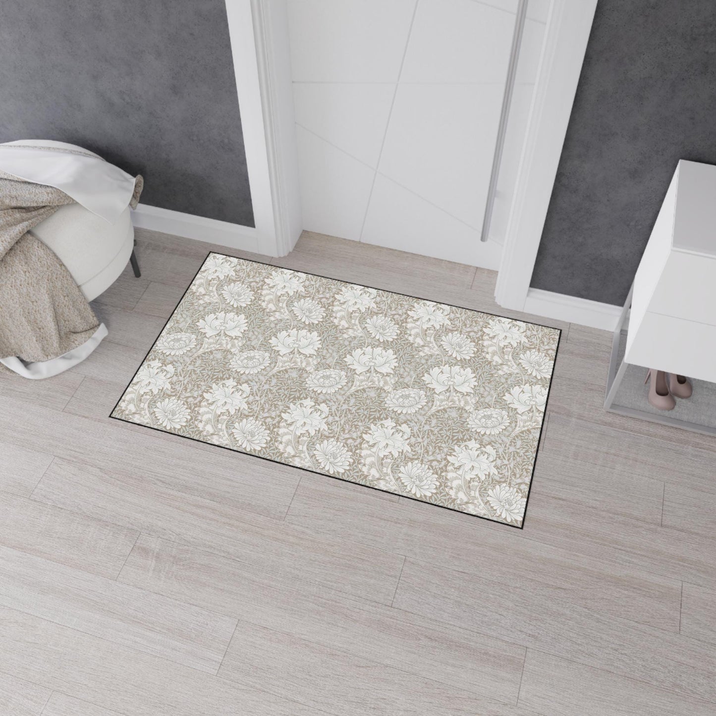 William Morris Chrysanthemum Mat/ Mat Maximalist Rug