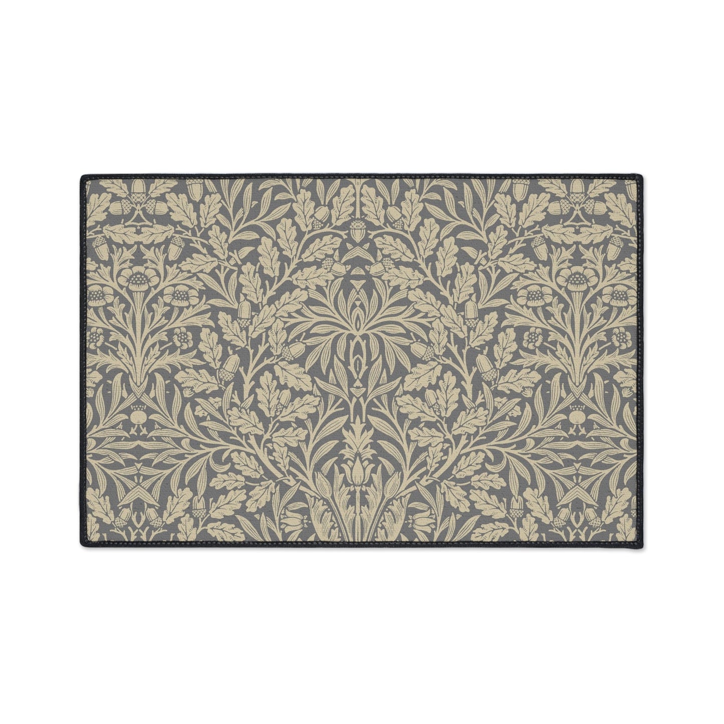 William Morris Floor Mat: Acorn Arts & Crafts Rug