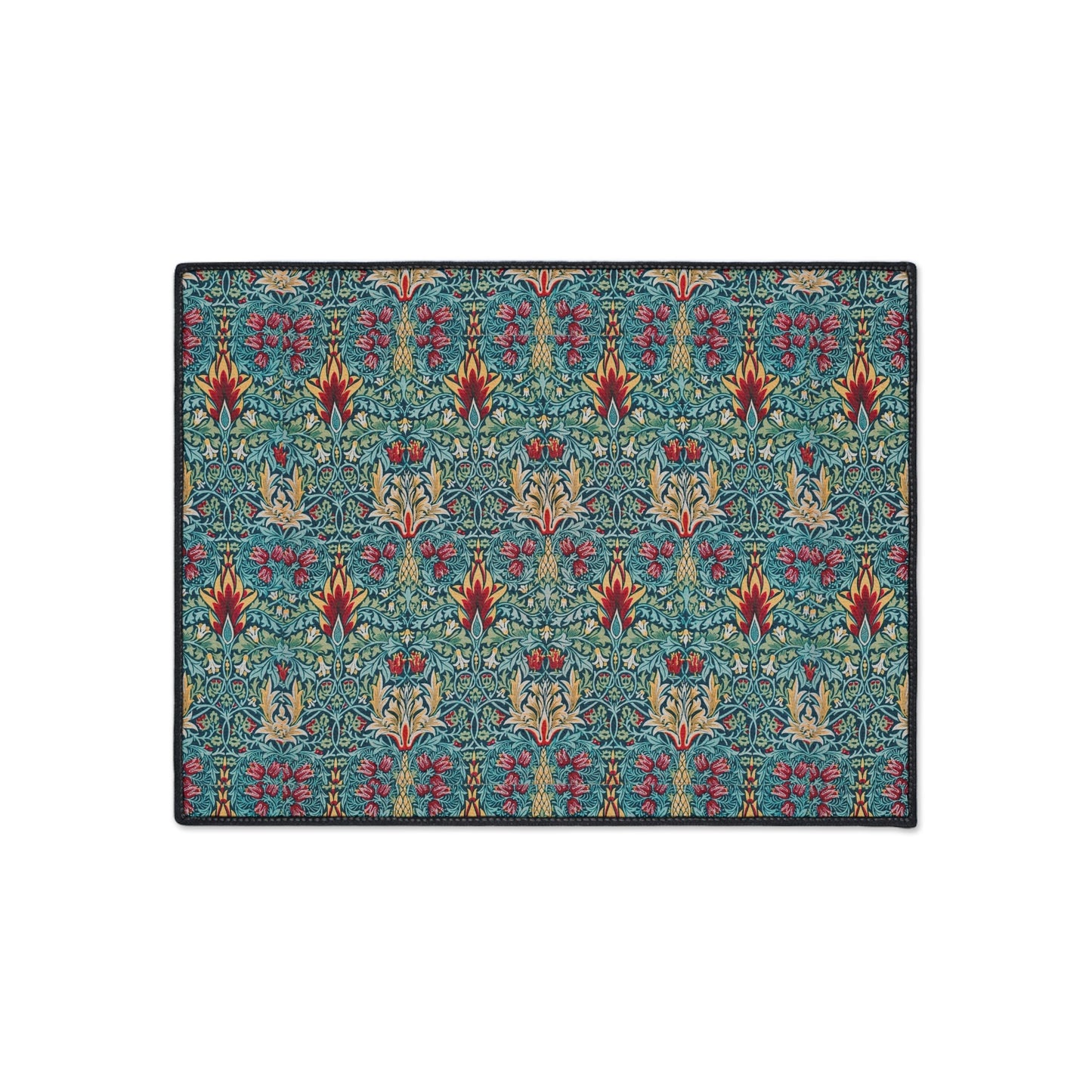Snakeshead Design Floor Mat: William Morris Arts & Crafts Rug