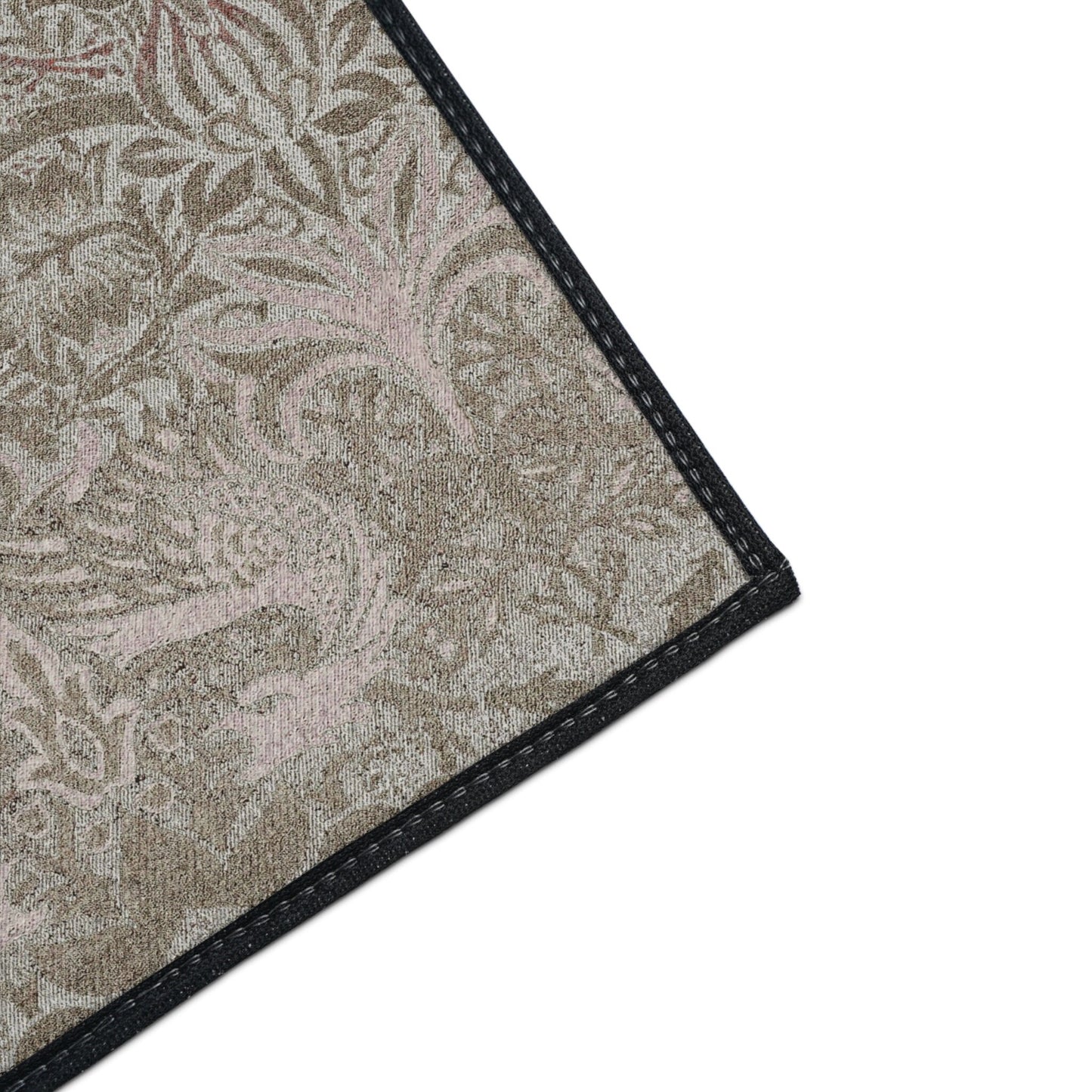 Peacock and Dragon Heavy Duty Mat - William Morris Rug for Kitchen, Bathroom or Entry