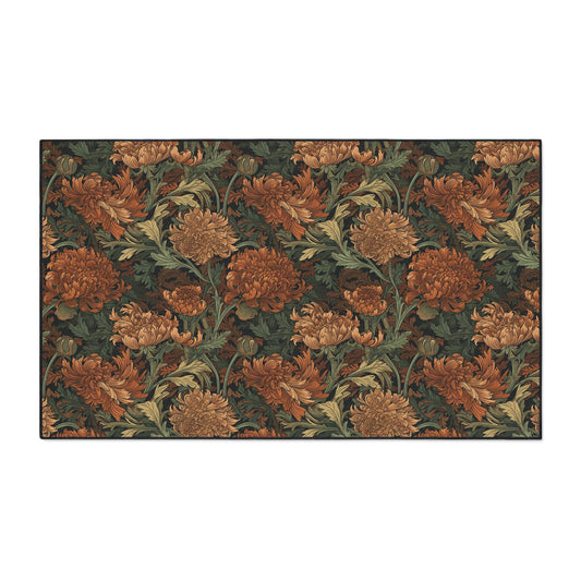 William Morris Autumn Mat, Maximalist Entry Rug