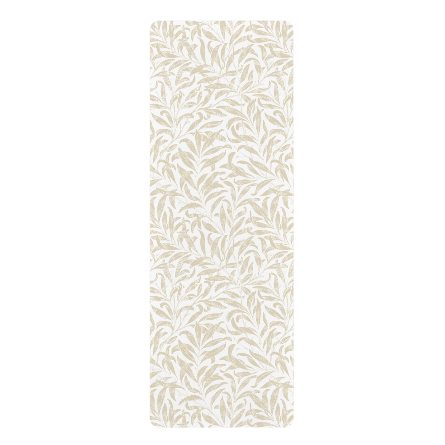 William Morris Yoga Mat: Willow Bough Floral Art Nouveau, Eco-Friendly Rubber