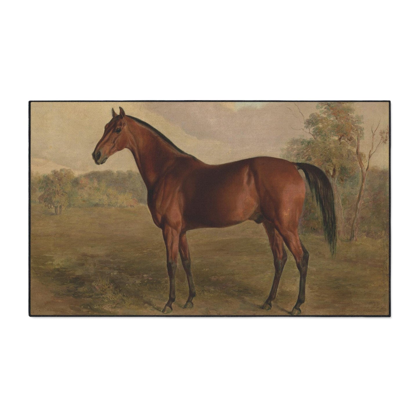 William Berraud Horse Rug: Equestrian Entry/ Kitchen Bath Mat