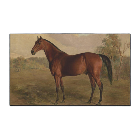 William Berraud Horse Rug: Equestrian Entry/ Kitchen Bath Mat