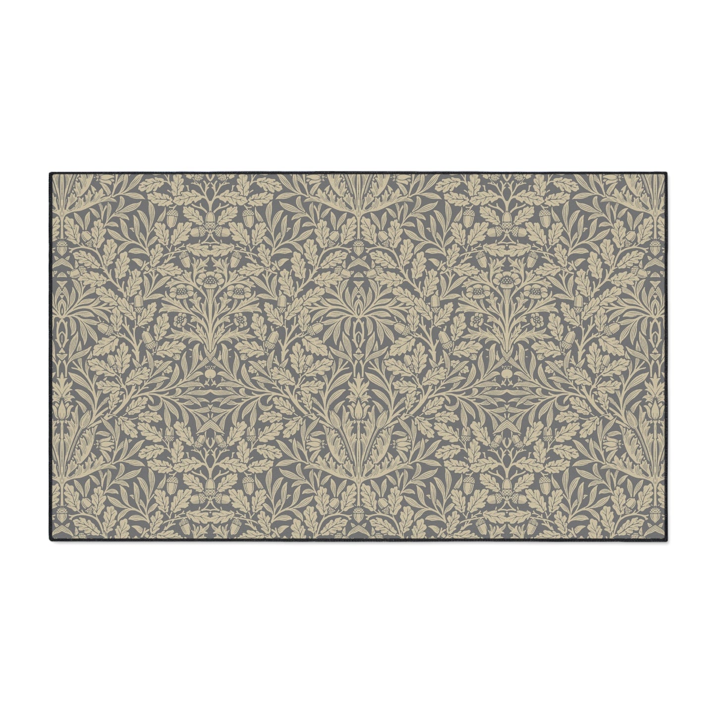 William Morris Floor Mat: Acorn Arts & Crafts Rug