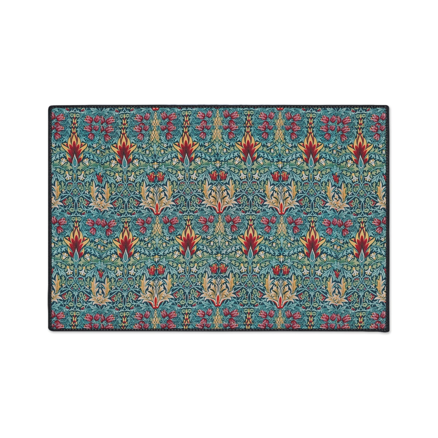 Snakeshead Design Floor Mat: William Morris Arts & Crafts Rug