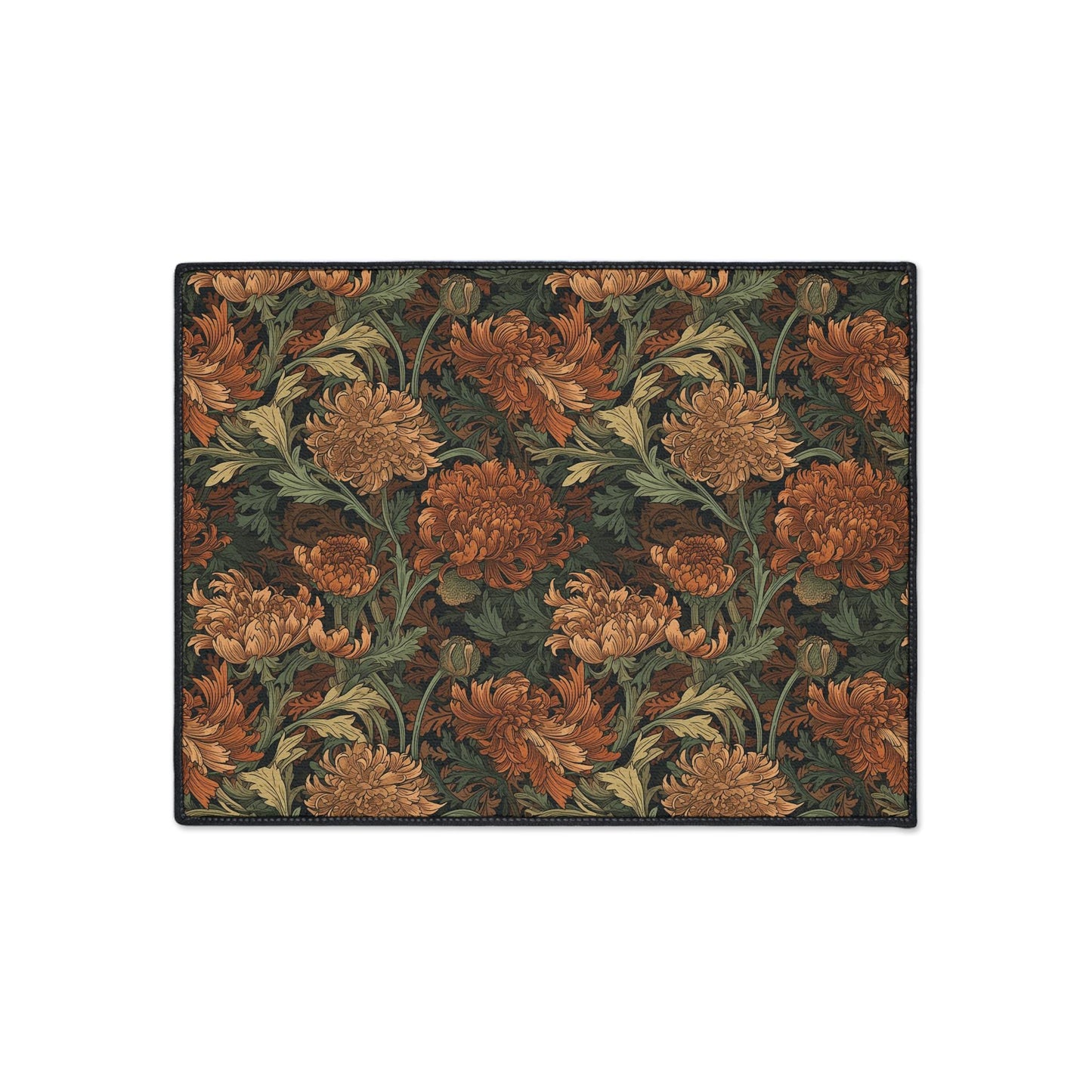 William Morris Autumn Mat, Maximalist Entry Rug